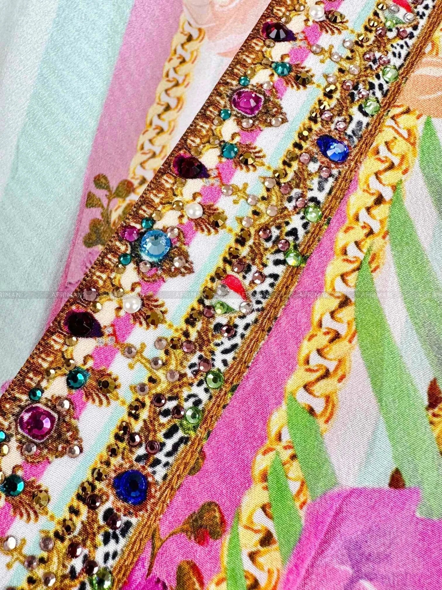 Designer Dress 2024 Resort wear Spring New V Neck Pink Leopard Print